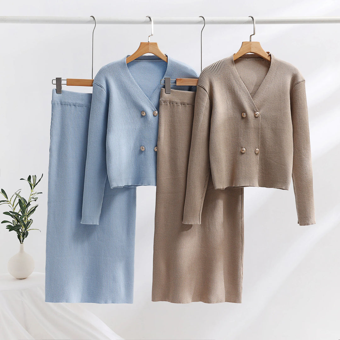 Veloria™ Viscose Knitted Two-Piece Suit