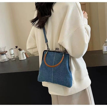 Selvara™ Handmade Denim Crossbody Bag