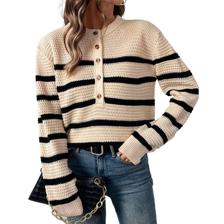 Eralyn Striped Knit Top