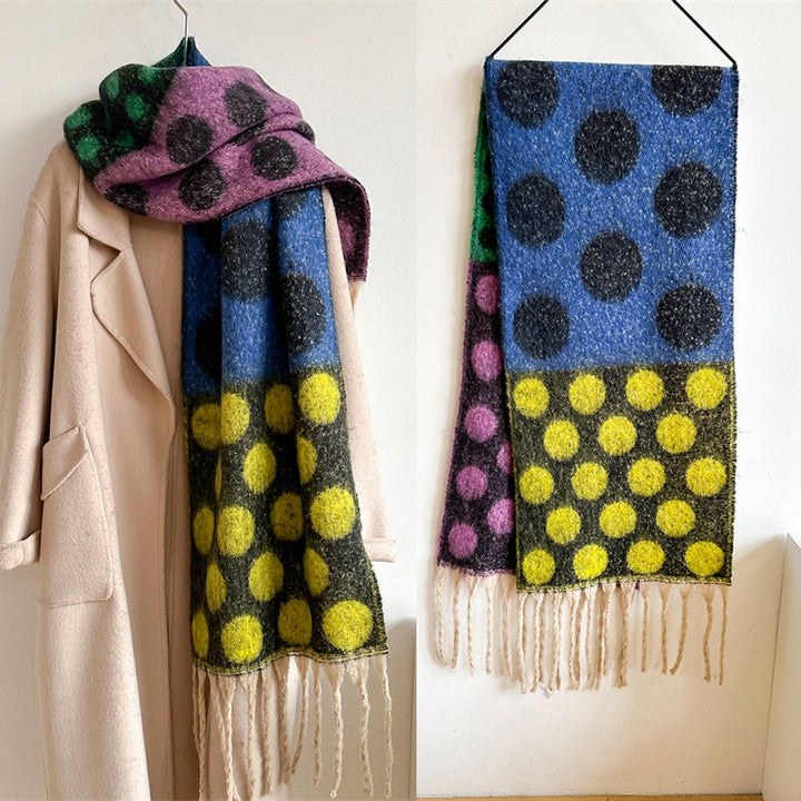 Allegra Polka Dots Scarf