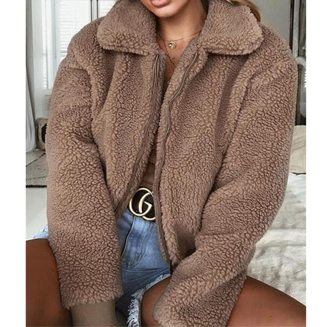Sylvar™ Faux Fur Teddy Coat