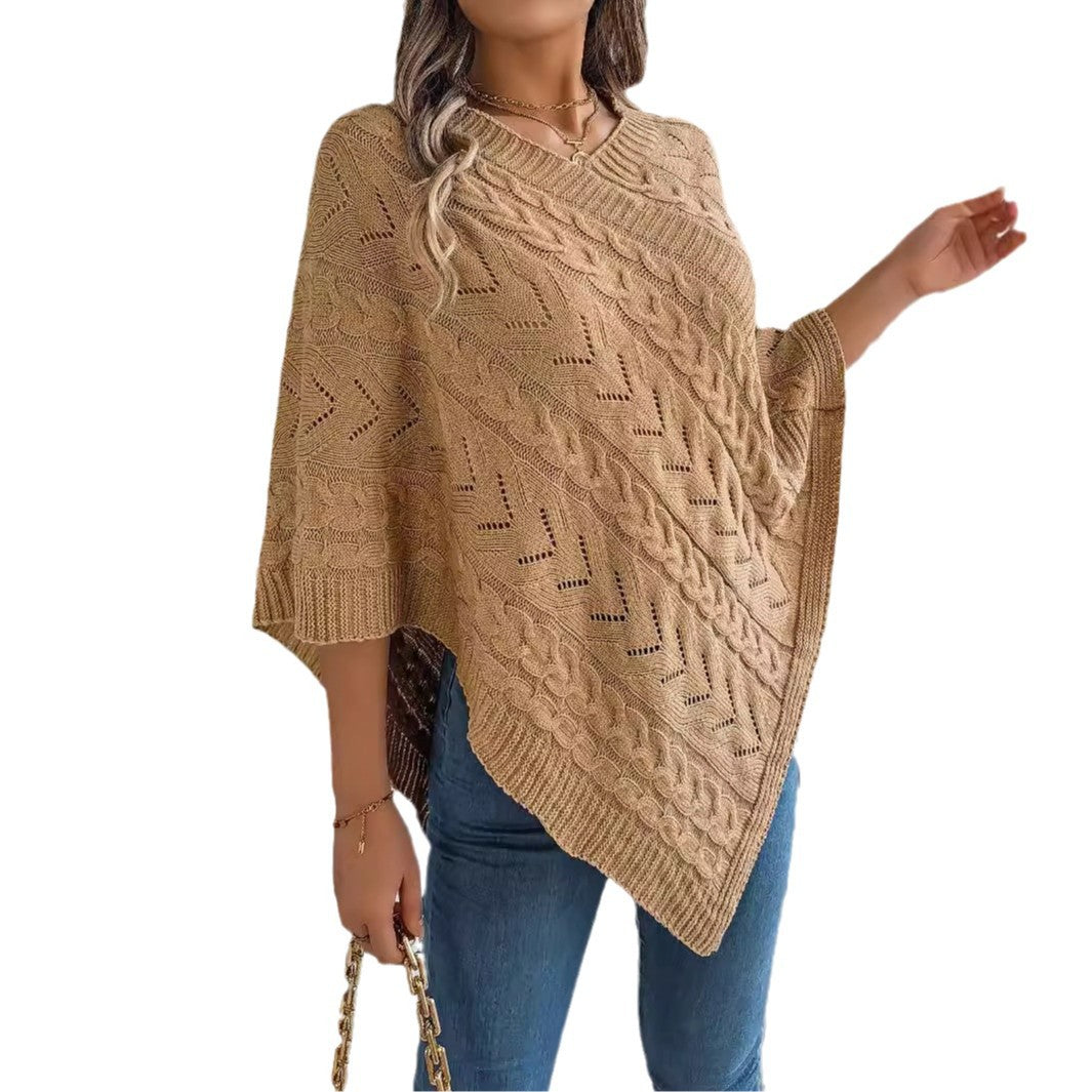 Seralyn Knit Cape Sweater