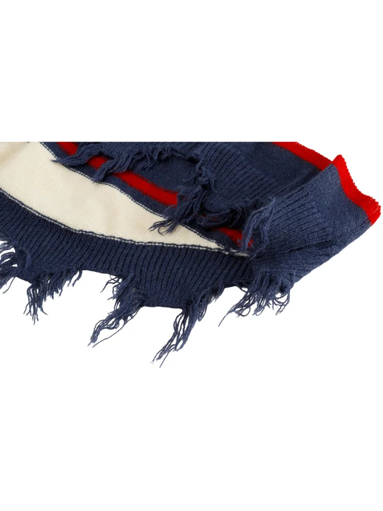 Koria™ Striped Cropped Polo Sweater