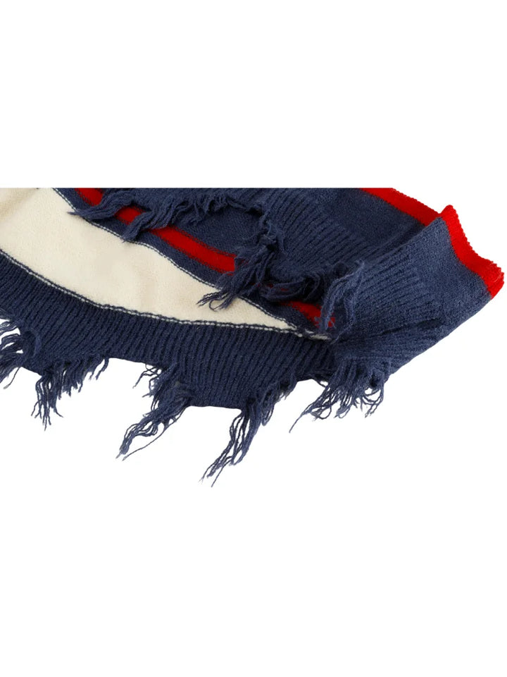 Koria™ Striped Cropped Polo Sweater