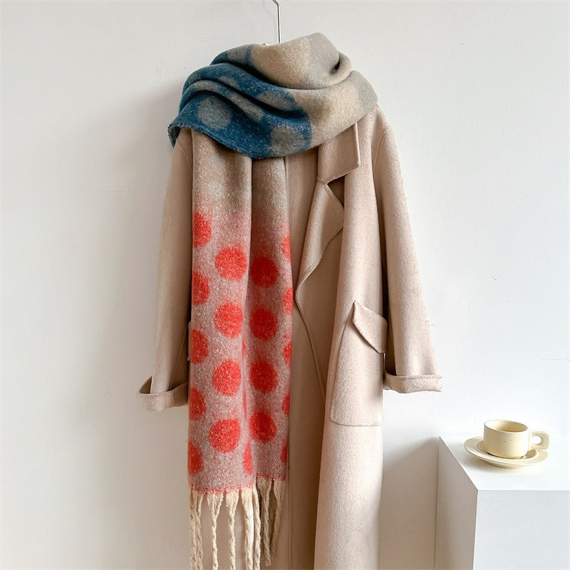 Allegra Polka Dots Scarf