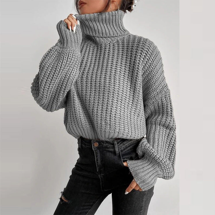 Chainra™ Knitted Turtleneck Sweater