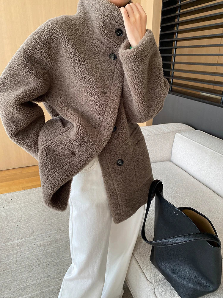 Elvaya™  Lamb Wool Silhouette Jacket