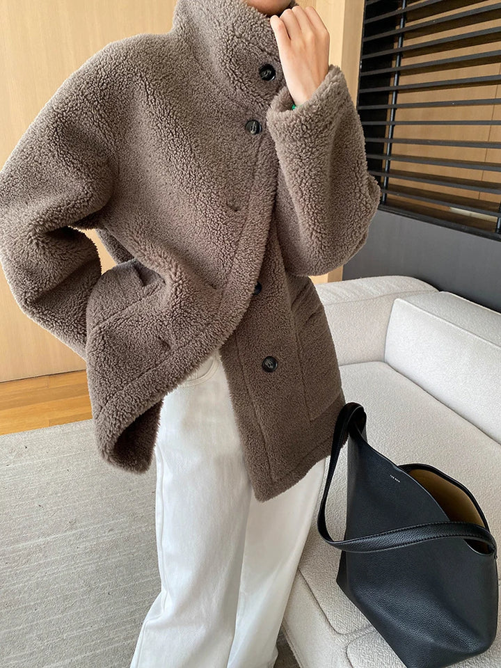 Elvaya™  Lamb Wool Silhouette Jacket
