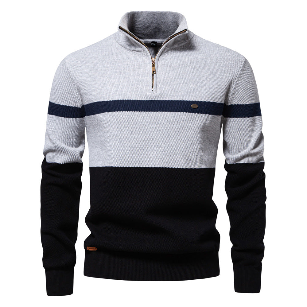Arden Men’s Colorblock Zip Sweater