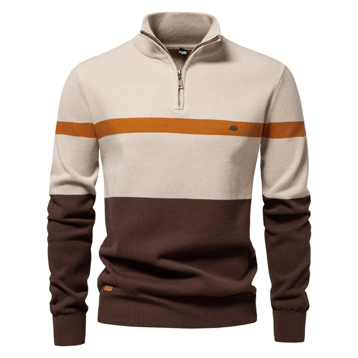 Arden Men’s Colorblock Zip Sweater
