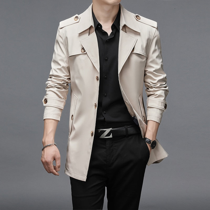 Aelivor™ Men’s Trench Coat