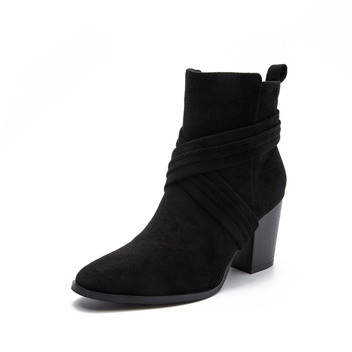 Sorelle Suede Heeled Boots