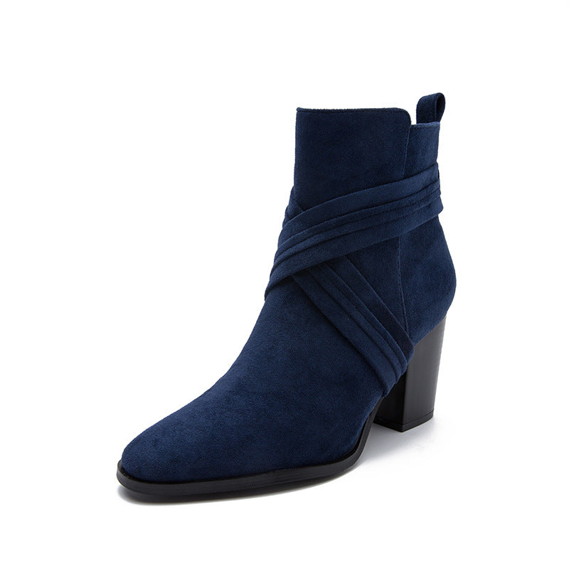 Sorelle Suede Heeled Boots