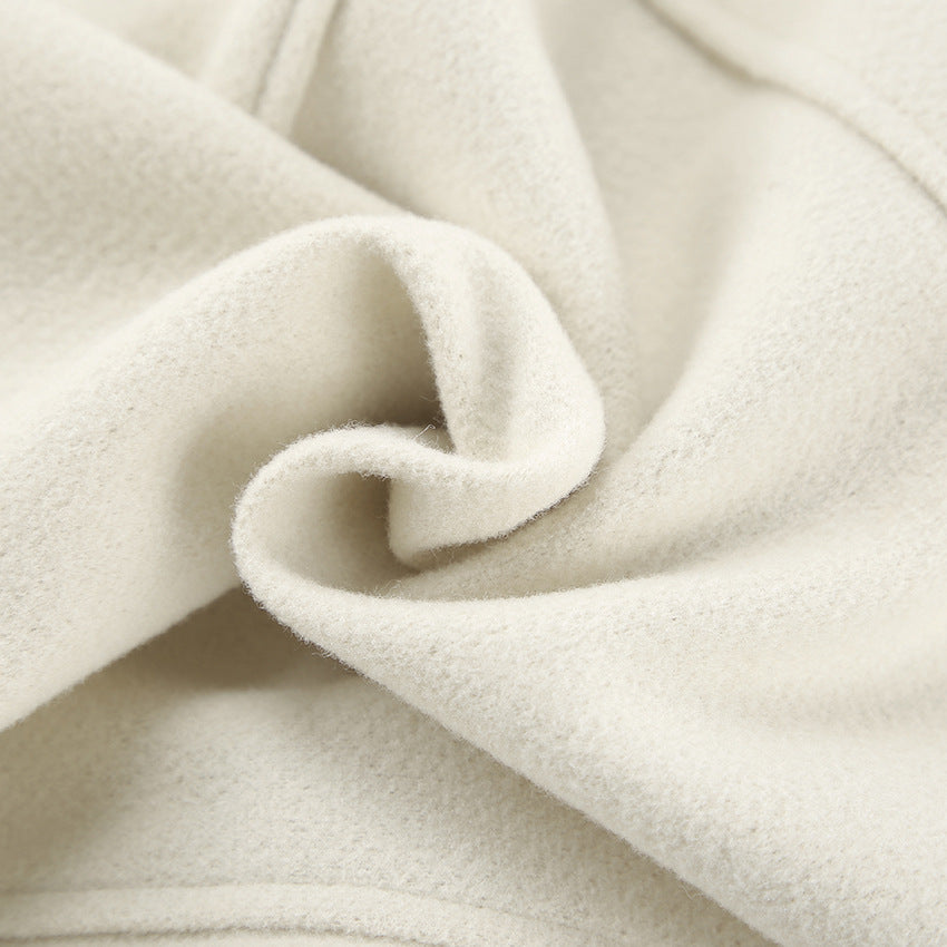 Aurelin™ V-Neck Woolen Short Jacket