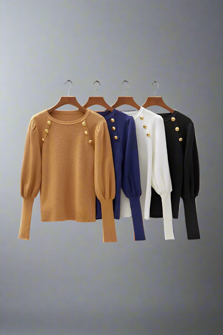 Caelia™ Puff Sleeve Sweater