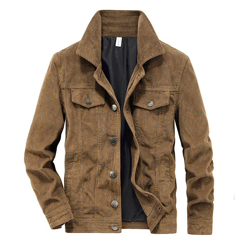 Gustave – Veste Légère en Velours Côtelé