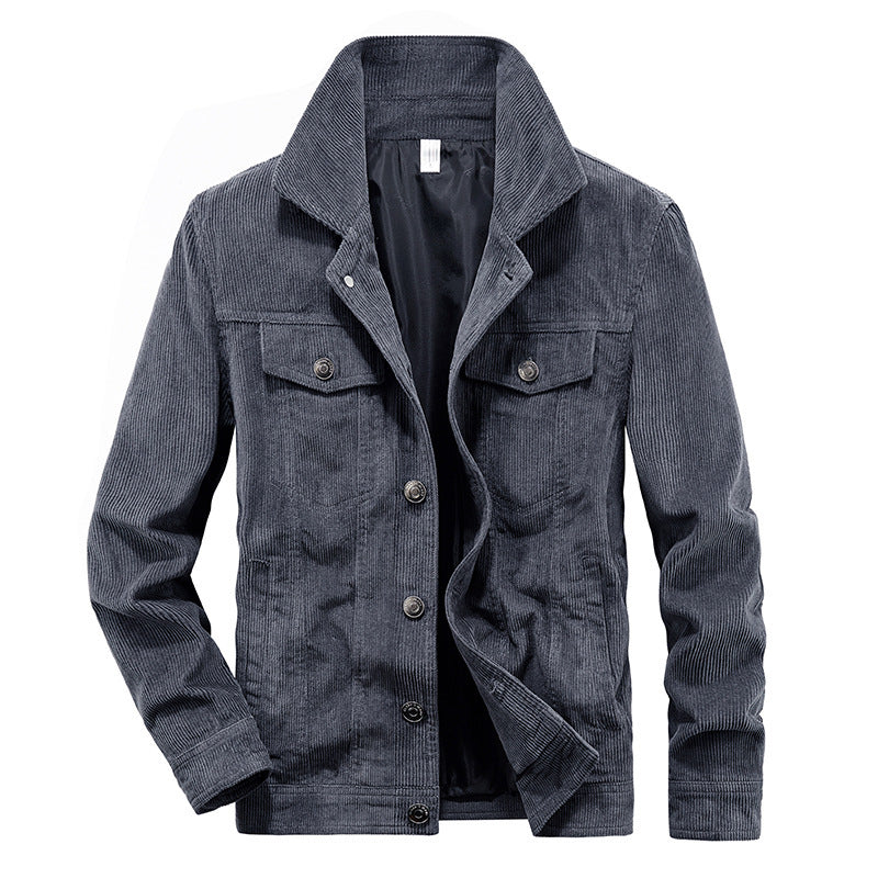 Gustave – Veste Légère en Velours Côtelé