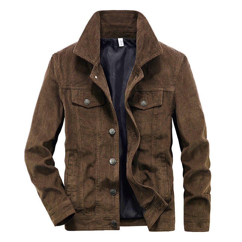 Gustave – Veste Légère en Velours Côtelé