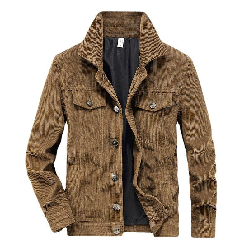 Gustave – Veste Légère en Velours Côtelé