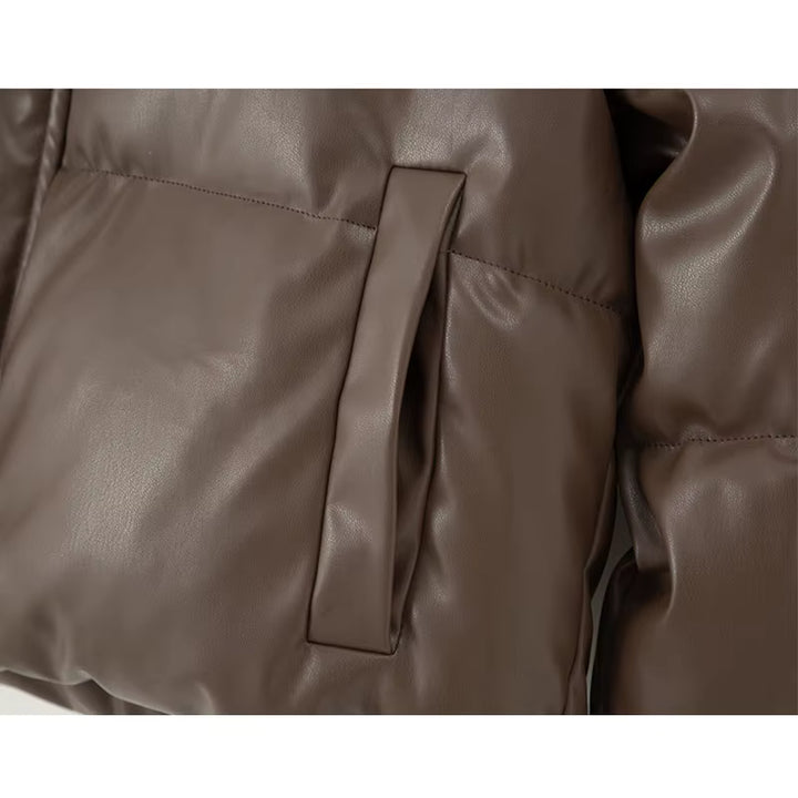 Calvera™ Quilted PU Parka Jacket