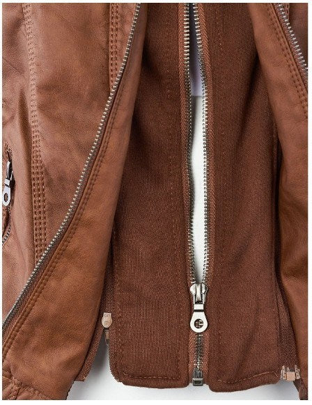 Veste Roxane, détail du zip et de la doublure