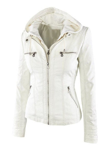 Veste Roxane beige, capuche
